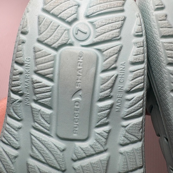 Rugged Shark Kids Eva Lined Clogs, Size 7 Green Slip on Shoes/Sandals - Picture 7 of 11